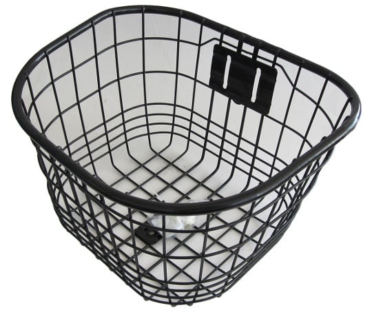 子供車/小径車用ワイヤー前カゴ　ブラック