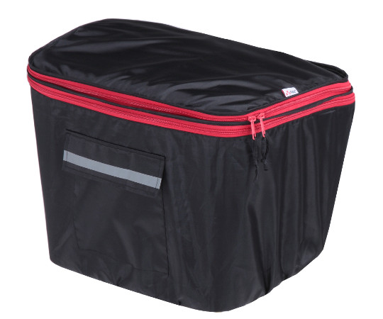 2段式前カゴカバー　ブラック