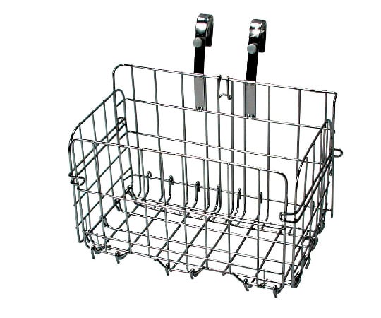 ワンタッチ折りたたみバスケット　シルバー