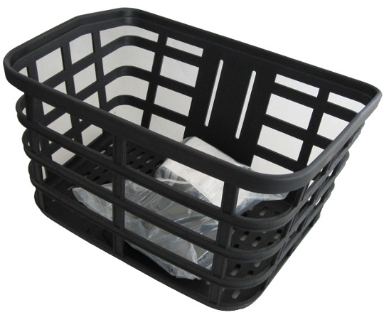 着脱スポーツ車前カゴ　ブラック