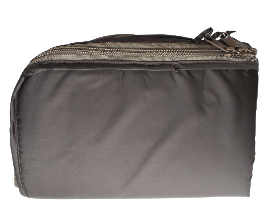 2段式ワイド前カゴカバー　こげ茶