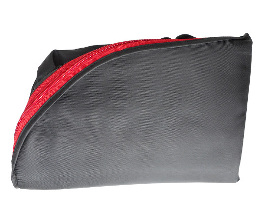 前かごカバー　丸型タイプ　ブラック/レッド