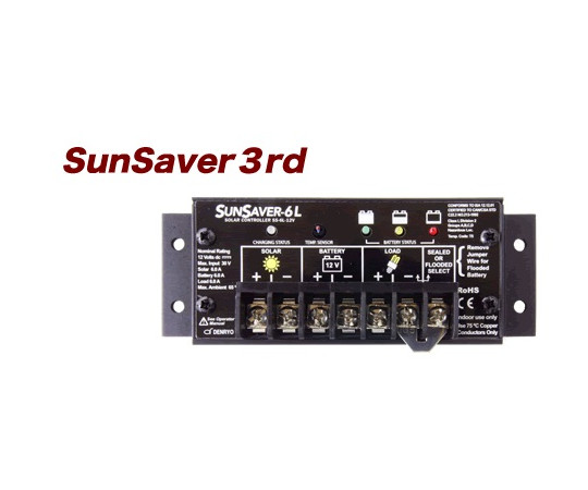 63-3421-75 太陽電池コントローラ SS-10L-24V-3rd 【AXEL】 アズワン