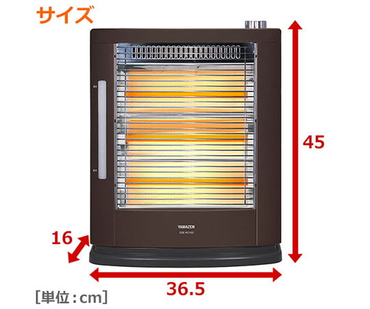 YAMAZEN電気ストーブ 家電 ADS-SKC101（W）