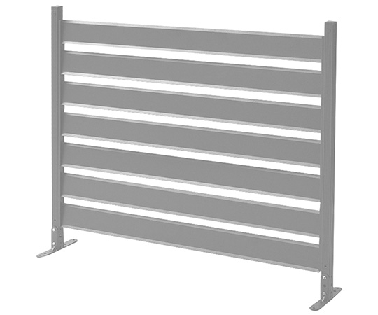 取扱を終了した商品です］アルミボーダーフェンス 120×149cm グレー