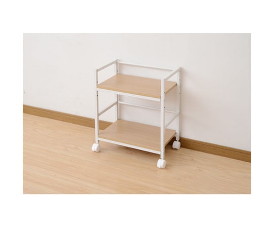 デスク下ワゴン（キャスター付）　ナチュラル/アイボリー