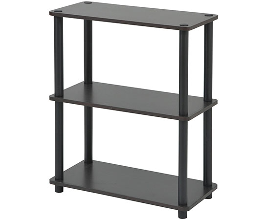 かんたんラック　ダークブラウン