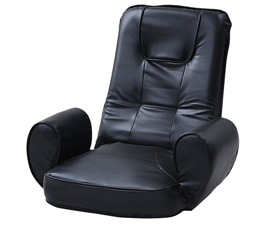63-3969-45 肘掛け付き座椅子 ブラック MTH-67(BK)F 【AXEL】 アズワン
