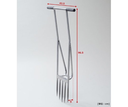 63 3971 79 ステンレス製土起こし器 Stg 5 Axel アズワン