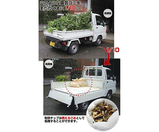 ［取扱停止］園芸用電動粉砕機　ローラーミルガーデンシュレッダー　YRM-35A