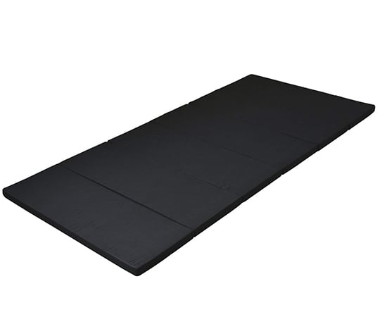 全面かため　高硬度6つ折りマットレス　シングル　ブラック