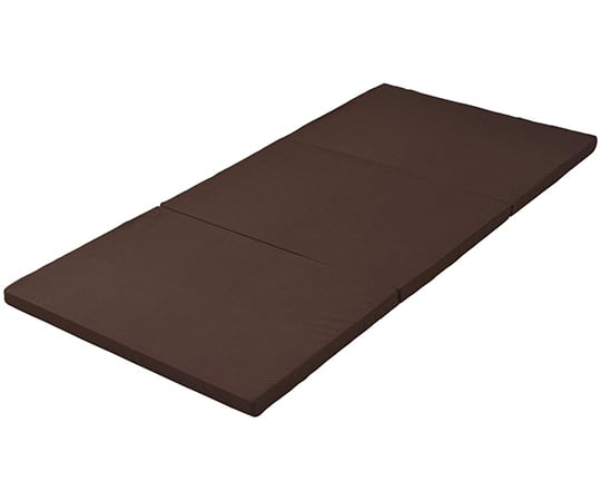 3つ折りバランスマットレス　腰部固め　シングル　ブラウン