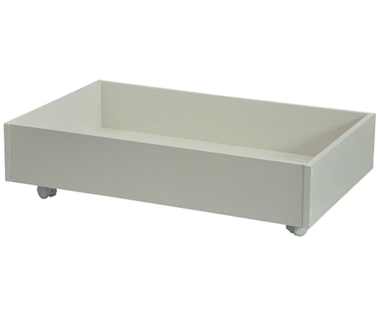 63 3975 36 ベッド下収納ボックス 引き出し キャスター付 ホワイト Bsb 80 Wh Axel アズワン