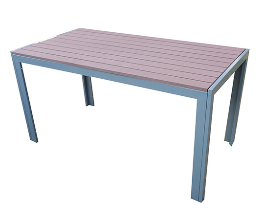 ［受注停止］人工木ガーデンテーブル　長方形 AKJT-1470(BR)