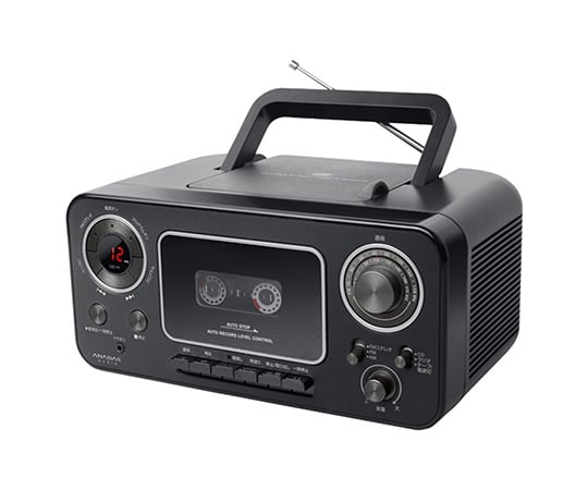 ［取扱停止］CDラジオカセットレコーダー（AC電源/乾電池）　ブラック CD-C300