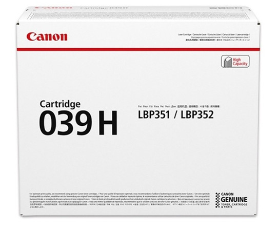 63-4001-12 CANON トナーカートリッジ039 0287C001 CRG-039-