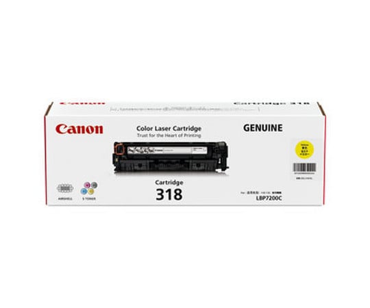 CANON　トナーカートリッジ318　イエロー　2659B003　CRG-318YEL｜アズキッチン【アズワン】