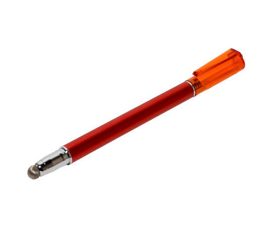 先端を交換できるタッチペン なめらかタイプ レッド STP-L01/RD