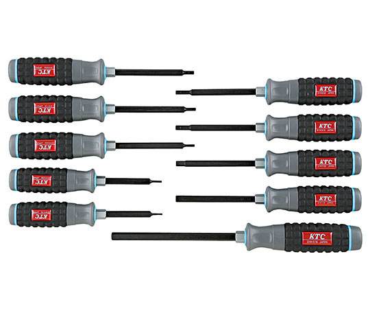 樹脂柄ヘキサゴンドライバセット　10本組