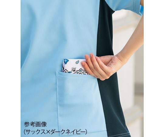 63-4101-85 ポロシャツ ダークネイビーxグレー S KZN217-28 S
