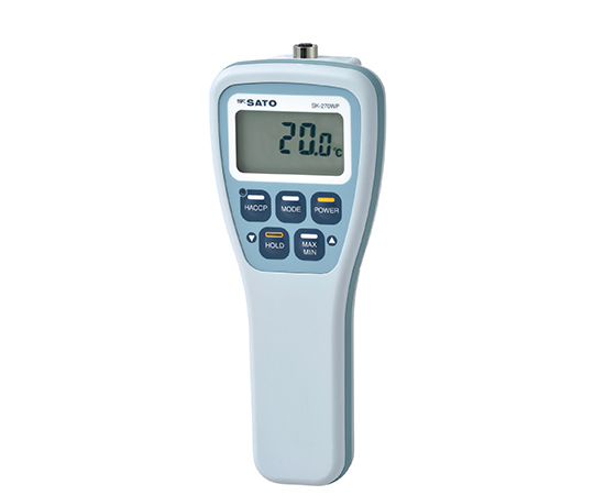 63-4108-72 防水デジタル温度計 フック穴無タイプ 指示計のみ SK-270WP
