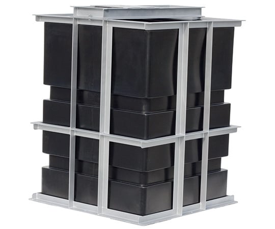 角型反応槽1000L（SS枠）