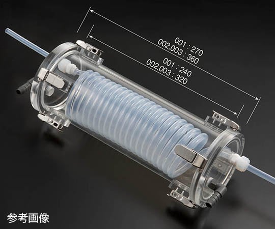 冷却装置（PFAコイルチューブφ10仕様）　φ120×420L
