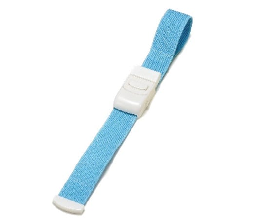 ワンハンド駆血帯　ライトブルー