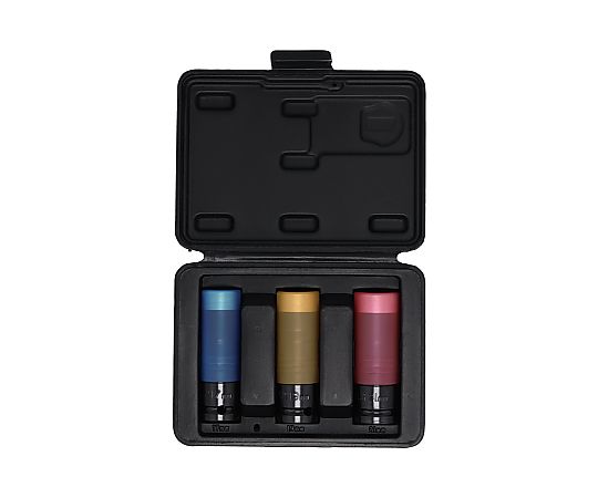 ホイルナット用インパクトソケット3本セット　1/2DR