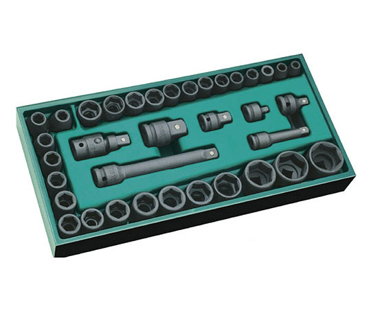 36pcs　3/8＆1/2インパクトソケットセット