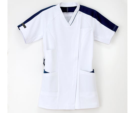 女子スクラブ　Tネイビー　LL