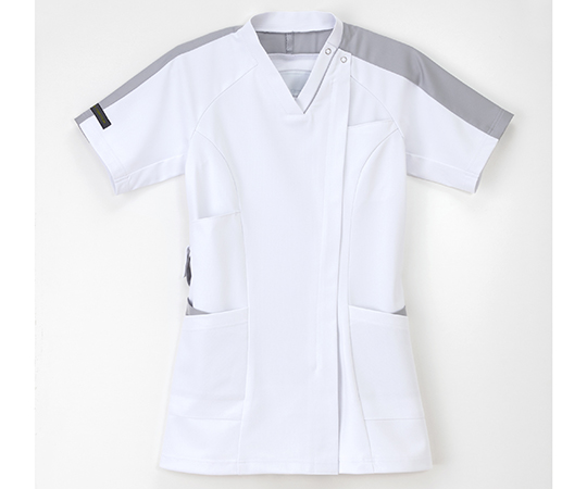 女子スクラブ　Tシルバーグレー　M