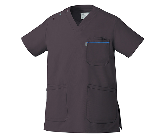 男女兼用スクラブ　チャコールグレー　4L