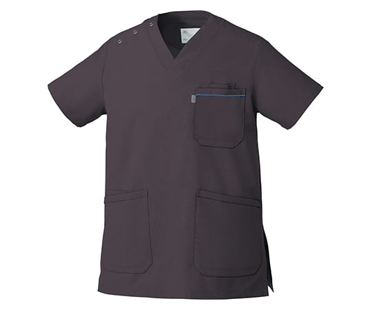 男女兼用スクラブ　チャコールグレー　5L