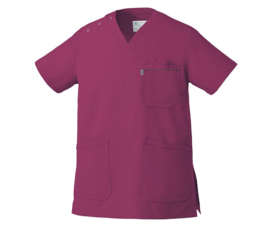 男女兼用スクラブ　バーガンディ　SS