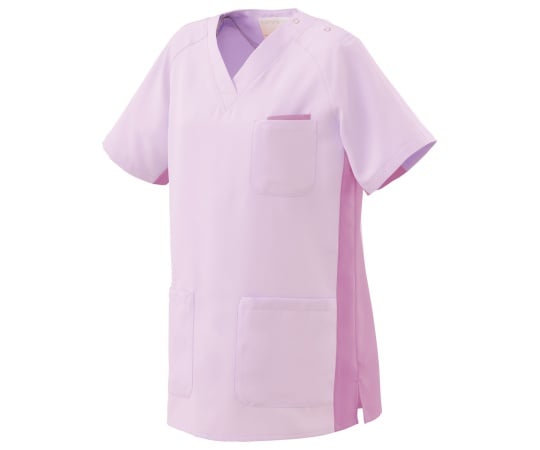 スクラブ　ラベンダー×ディープラベンダー　L