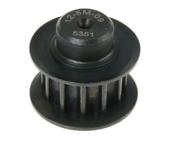 タイミングベルトプーリー　12歯　5mmピッチ　ボア4mm　ハブ径13mm