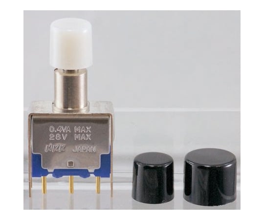 プッシュボタンスイッチ　SPDT　100　mA　@　28　V　ac/dc　On-（On）　PCB