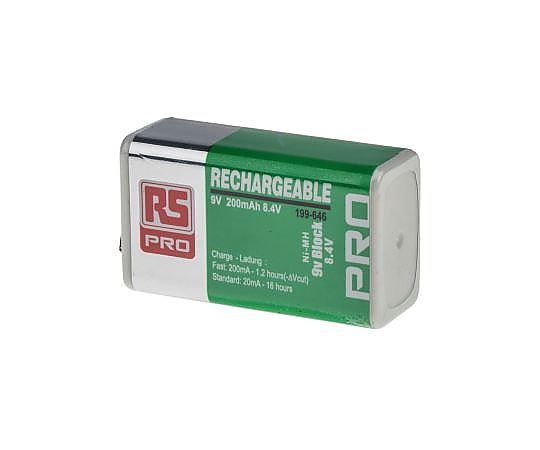 9　V充電式バッテリ