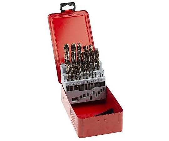ドリルビットセット　HSS-E　コバルト　1　→　13　mm　25個