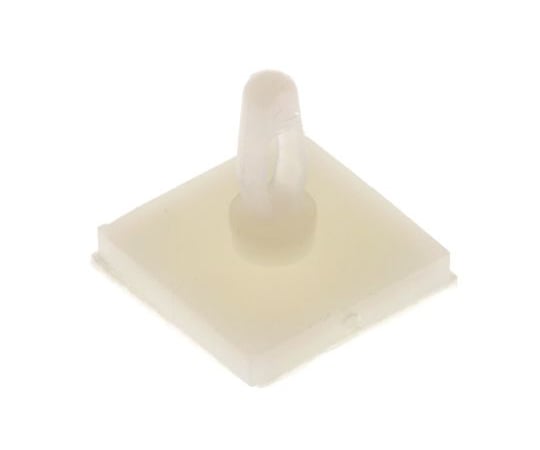 基板サポート 本体高さ4.8mm ナイロン PCB穴径3.18mm ベース寸法12.7x12.7mm 1袋（50個入）