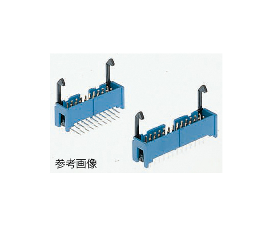 基板ヘッダ　40極　2列　ストレート　電線対基板　2.54mm　アンプラッチ
