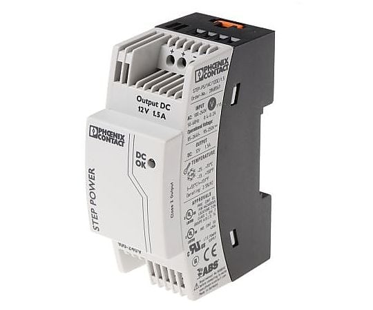 スイッチング電源　STEP　POWER　出力　1.5A　12V　dc/