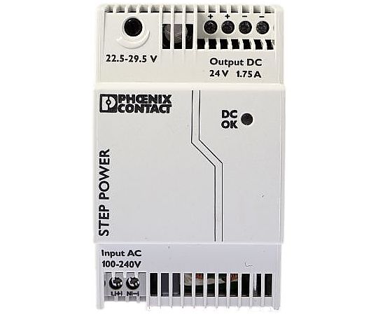 スイッチング電源　STEP　POWER　出力　1.75A　24V　dc/