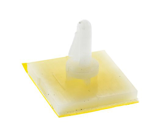 基板サポート 本体高さ6.4mm ナイロン PCB穴径4mm ベース寸法17.8x17.8mm 1袋（25個入）