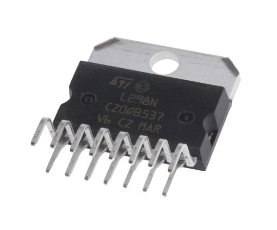 モータドライバIC　4.8～46　V　15-Pin　MULTIWATT　V　ブラシ付きDC