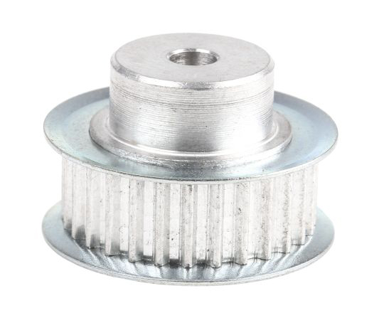 タイミングベルトプーリー　28歯　2.5mmピッチ　ボア4mm　ハブ径14mm