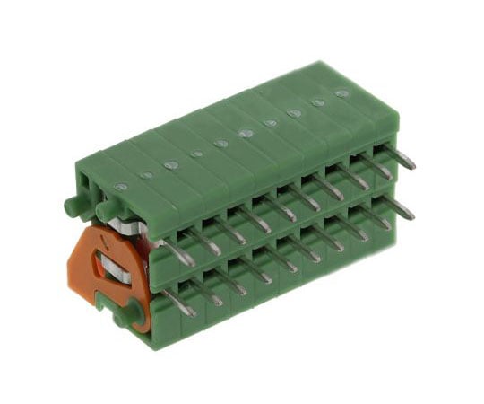 Horizontal spring terminal 2.54mm pitch 1袋（10個入）