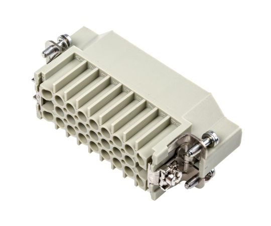 インサート　オス　Han　Dシリーズ　25P+E　ねじサイズM3ｘ10　25極　3列