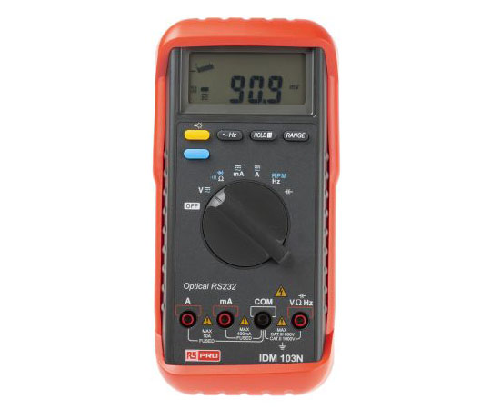 デジタルマルチメータ　（ハンドヘルドタイプ）　分解能　100μV　dc